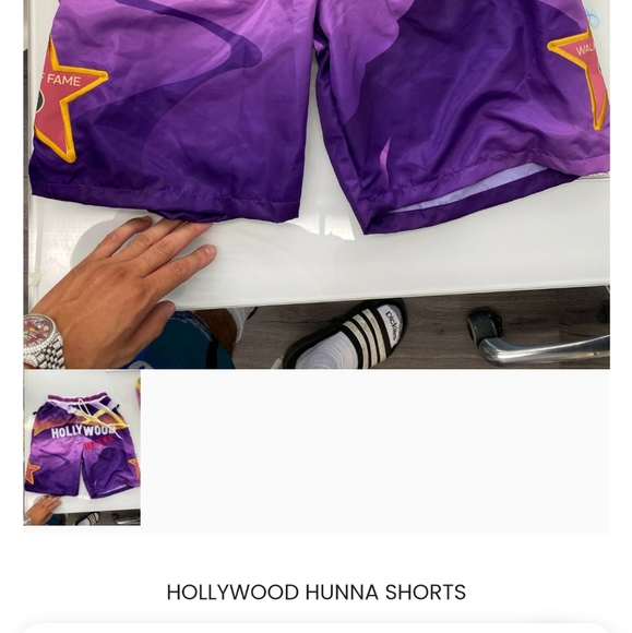 Hollywood Hunna Walk of Fame shorts - Picture 4 of 4